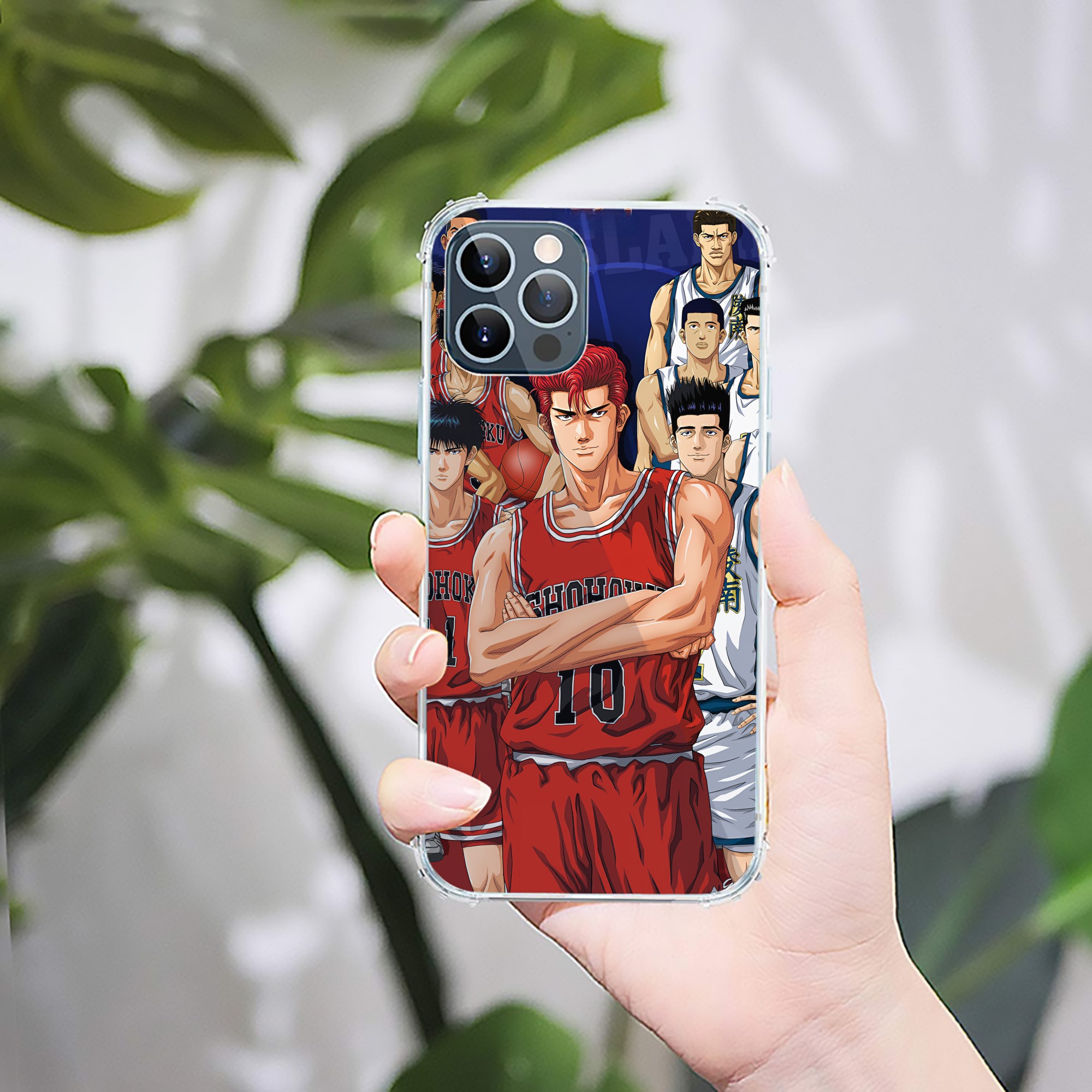 （画像用） SLAM DUNK／スラムダンク 【iPhone 12シリーズ対応】透明スマホケース（クリアソフトケース）